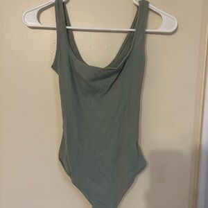 SKIMS Olive Green Bodysuit